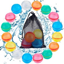Colorful Refillable Water Balloons - Quick Fill Splash Balls