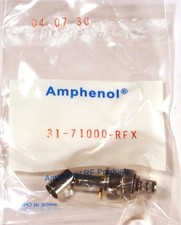 10  Amphenol 31-71000-RFX BNC Connectors   New, 75  Crimp Plugs RG-6