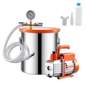 Vakuum-Komplettsystem VKS06/VP115 Vakuumkammer mit einstufiger