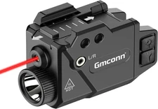 Gmconn 800 Lumen Pistol Light Red Laser Combo, Tactical Flashlight with Green Be
