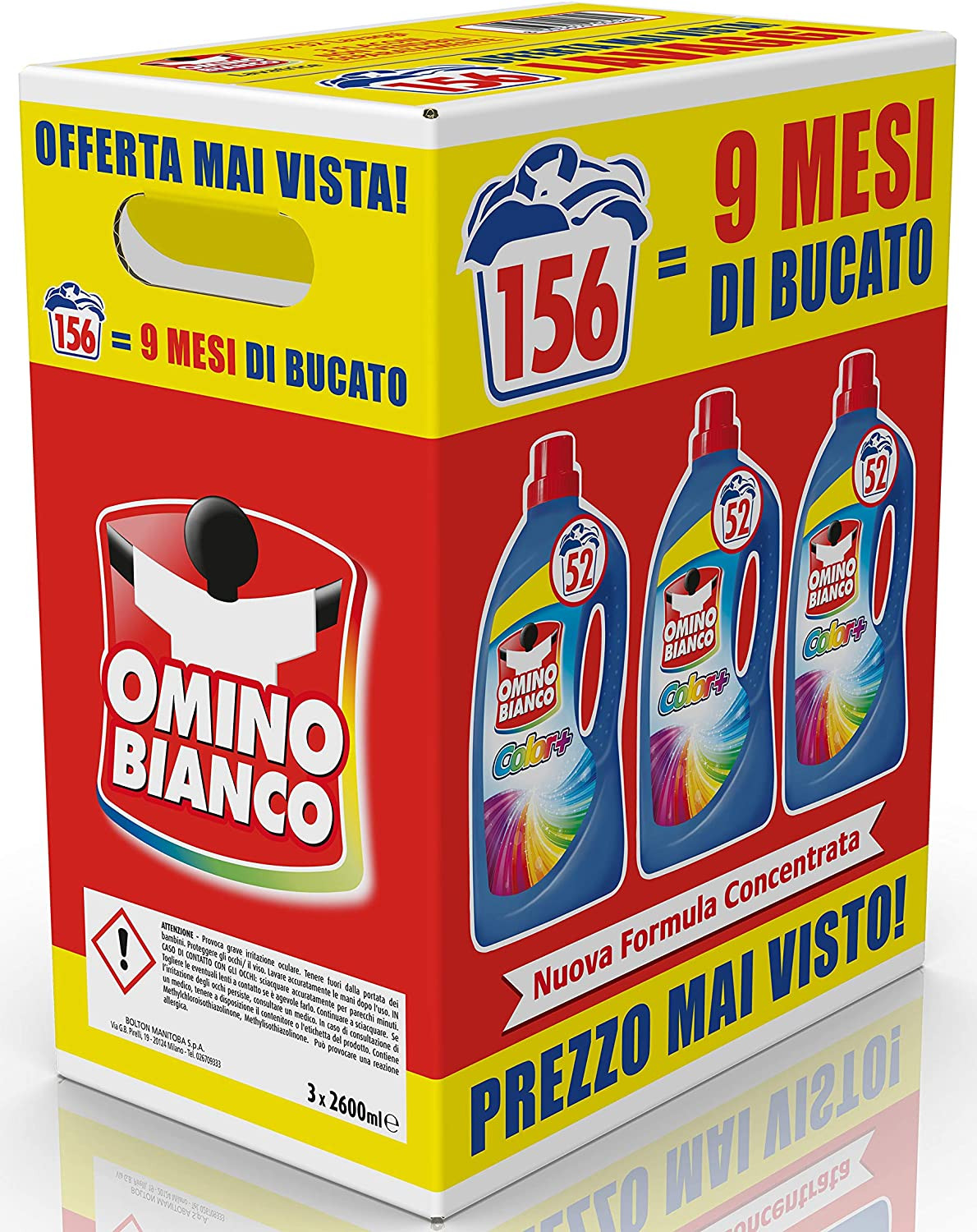 Maxi Scorta Color+ 156 Lavaggi: Qualità e Convenienza per la Famiglia