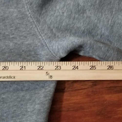 Brooklyn Xpress Felpa con Cappuccio Full Zip Grigio Spessa Uomo Large - Foto 8 di 13