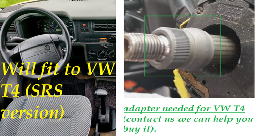NEU Leder Lenkrad für VW Polo 3 6N2 Lupo Golf MK3 MK4 Transporter T4 - Bild 6 von 10