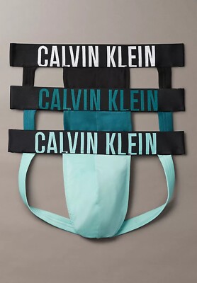Calvin Klein Intense Power Men's Micro 3-Pack Jock Strap Size Large