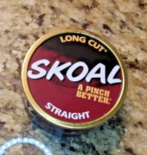 Skoal Can February 13 2010 Pre Warning Lid Skoal Straight Long Cut