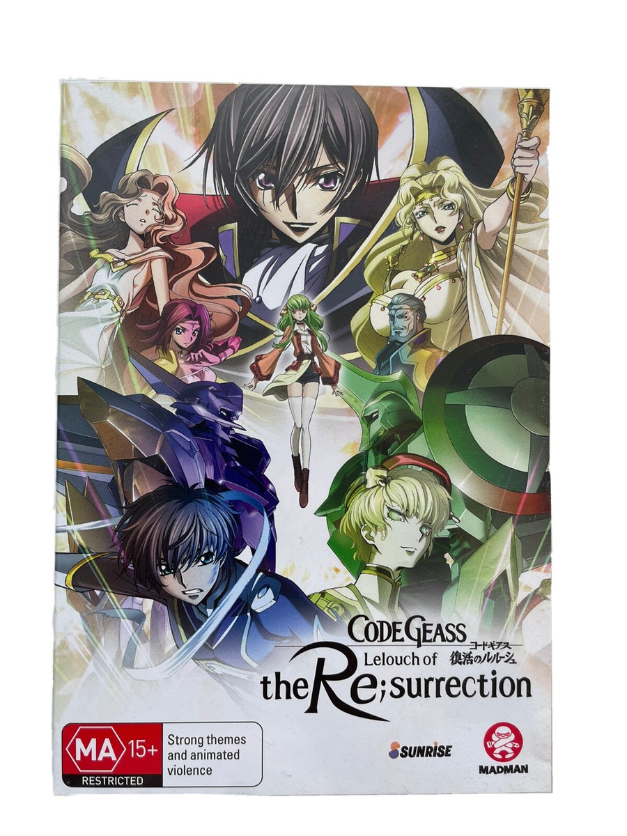 Code Geass Lelouch Of The Re;Surrection Anime DVD Movie