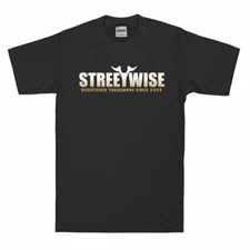 STREETWISE Pelavacas T-shirt Urban Streetwear Adult Men's 2sided Tee Black New