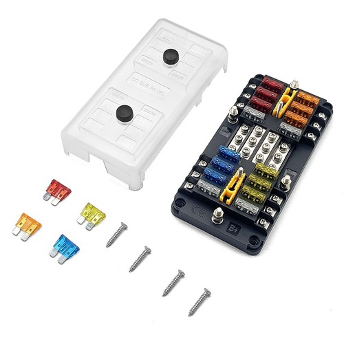 16 way fuse block blade fuse box 12 circuit fuse holder fuse block