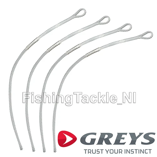 Greys 4 Pack Braided Loops #4-8 Trout Fly Fishing Leader w/ Sleeves Loop