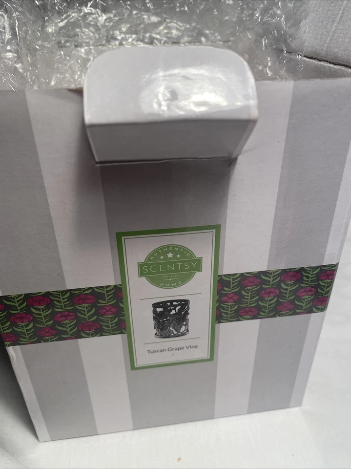 ENVOLTÓRIO AQUECEDOR DE VIDEIRA TOSCANA PERFUMADO Metal duas camadas com caixa comporta frasco Yankee - Imagem 4 de 4