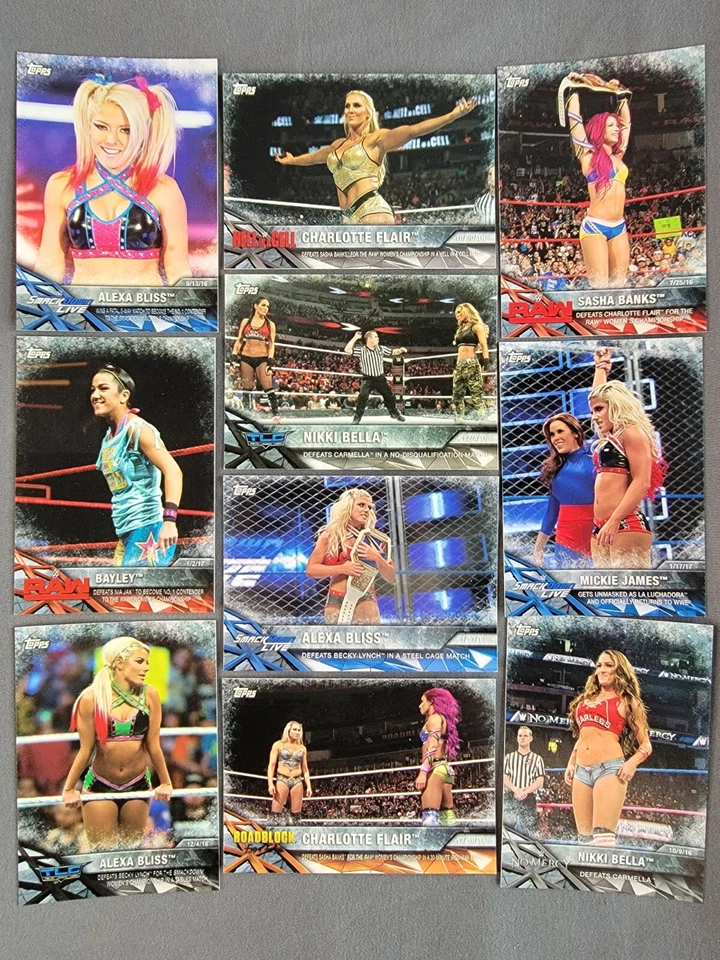 2017 Topps WWE Women's Division Matches & Moments - Pick Your Card! - Image 2 of 2