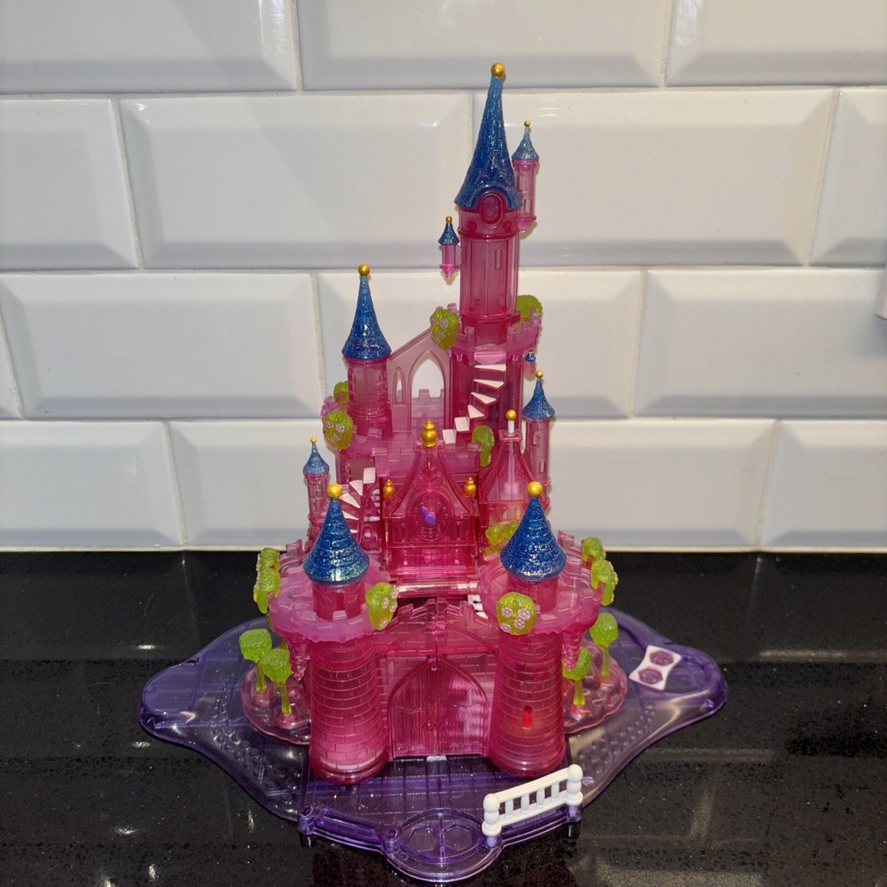VINTAGE BLUEBIRD POLLY POCKET 1995 DISNEY CINDERELLA CASTLE WEDDING PALACE