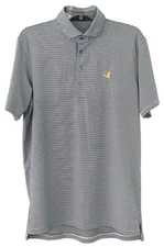 Greyson Striped Performance Polo Shirt The Golf Club at Briar’s Creek sz Medium