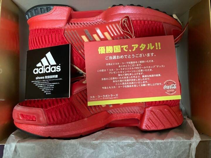 2002日韓W杯 新品 adidas ×Coca Cola スニーカー 26cm アディダス CLIMACOOL COKE スニーカー 2002 ワールドカップ