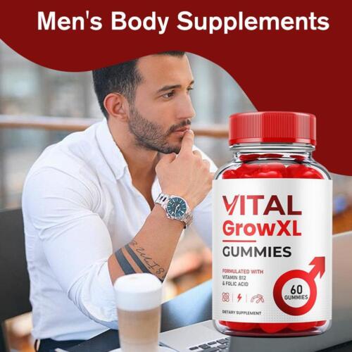 (1 Pack) Vital Grow XL Gummies for Men – VitalGrowXL Maximum PerformanceUU - Picture 8 of 9