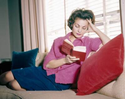 The Spanish Actress Carmen Sevilla At Her Home In San Juan Alicante Old Photo