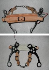 Hackamore Leder mit Kunstfell kurze Anzüge WB und Pony Schnelle Lieferung DHL