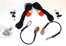 OUTRIGGER POLE RIGGING KIT TACO TIGRESS GEMLUX RUPP TOPGUN 15ft 18ft Poles Set K