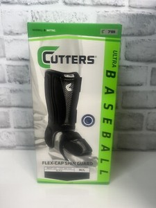Cutters Baseball Flex Cap Shin Guard Right Size M