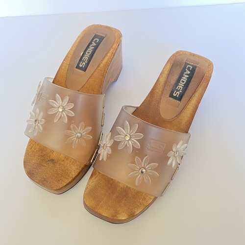 candies wooden clogs