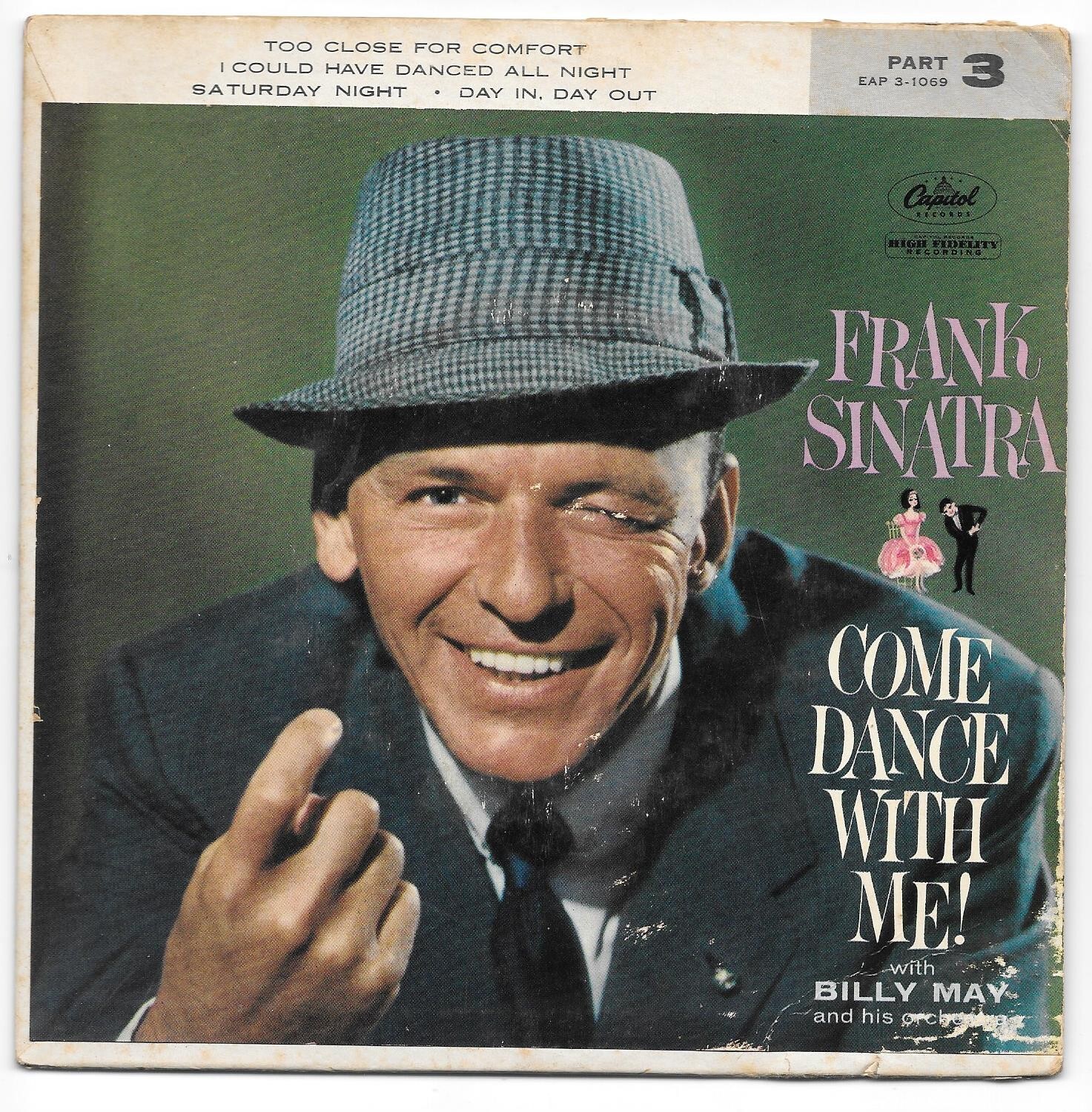 FRANK SINATRA Come Dance With Me Part 3 CAPITOL 7" EP 45 RPM and