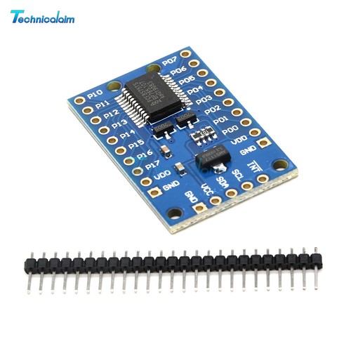 Expansion Board I2C Communication Control 16 IO Ports PCF8575TS For Arduino - Bild 2 von 10