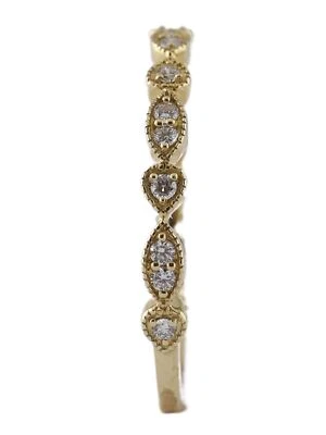 MIAMAR 1151659 Damen Ring 14 Karat (585) Gelbgold weiß 54 (17.2) - Bild 1 von 2