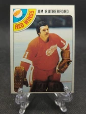 1978-79 Topps Jim Rutherford #74 Detroit Red Wings Hockey Card