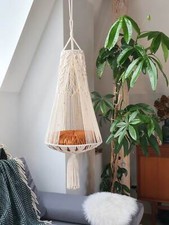 Macrame Cat Bed, Cat Hammock, Cat Tree, Boho Cat Swing, Cat Furniture