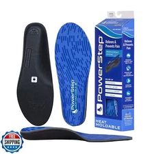 Powerstep Unisex's Archmolds Maximum Orthotic Insoles, Blue, Men's 12-12.5