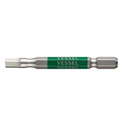 GSH050S VESSEL Bits 1/4'' SHANK DRIVER BIT HEX H5 x 65mm GSH050S Made in Japan