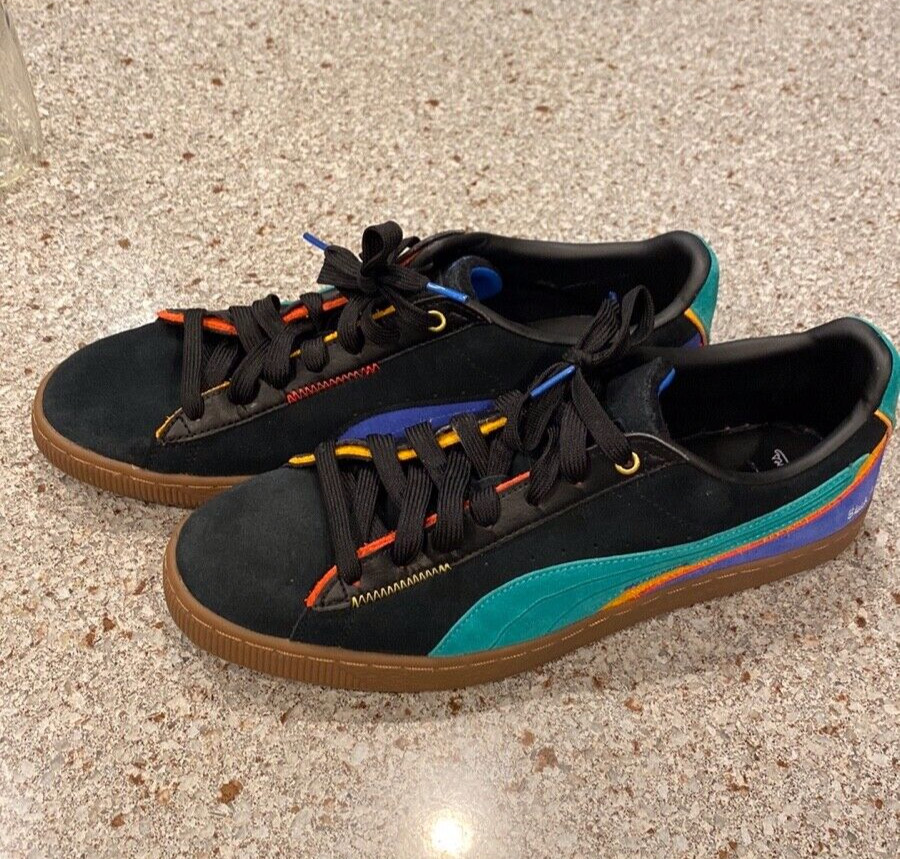 puma x black fives suede triplex men's trainers