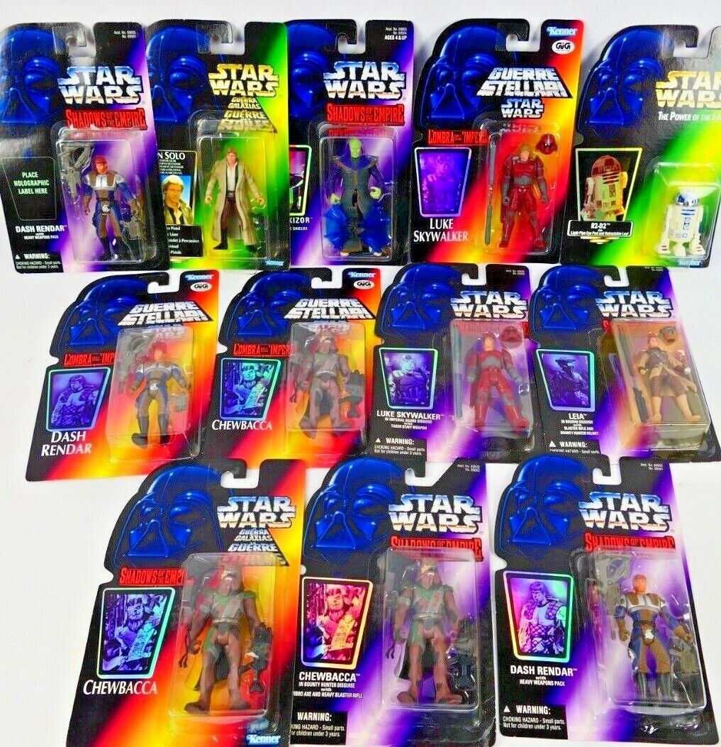 Star Wars Figures New & Sealed - RARE - UK & Europe Carded - Pick From List