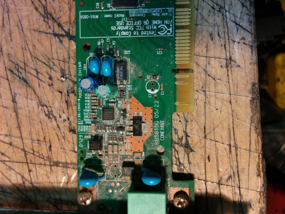 HP 5188-2907 CONEXANT 56k PCI Fax/Modem KB5815G RD01-D850 High Profile - Image 4 of 4