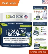 All-Natural Chickweed Salve 4oz - Fast Relief for Cuts, Itches & Irritations