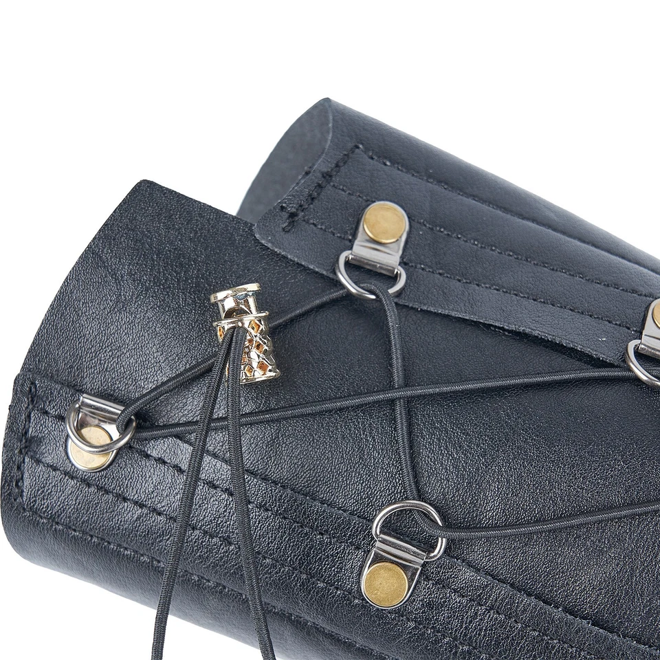 SF Archery Arm Guard Leather Hand Glove, Left Hand Protector Gear Shooting - Image 4 of 4