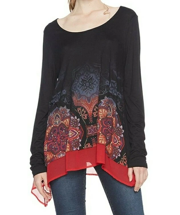 Desigual maglia donna nera nuova con cartellino. eBay
