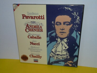 3 FACH LP BOX - GIORDANO - ANDREA CHENIER - PAVAROTTI, CABALLE, NUCCI...