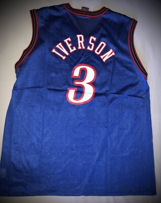 Jersey Champion Vintage Philadelphia 76ers Allen Iverson #3 Ai