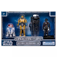 Disney Park Star Wars Obi-Wan Kenobi Figure Set Droid Factory Galaxy s Edge V-I
