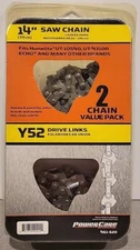 PowerCare Brand New Chainsaw Chain Model 461-620 Y52 14 Inch 2 Pack
