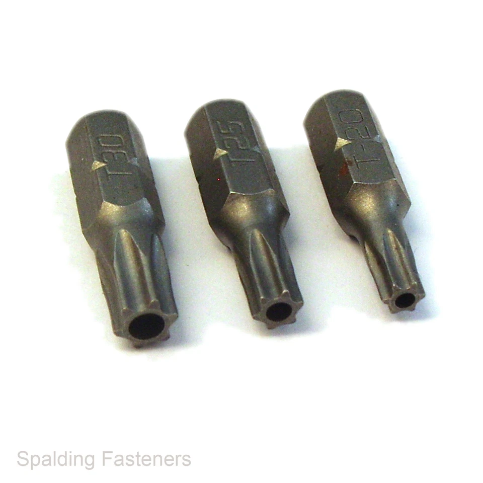 SPALDING FASTENERS Security Screw Star Pin Torx Attachments - 3 Pack Including M4, M5 & M6 Sizes