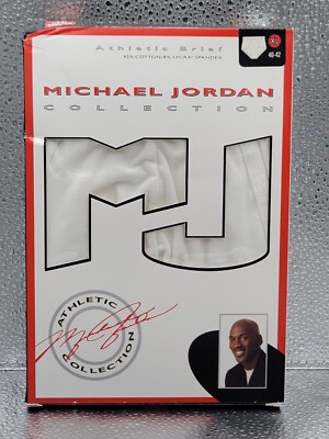 Hanes Michael Jordan Collection Athletic White Brief XL 40-42! | eBay