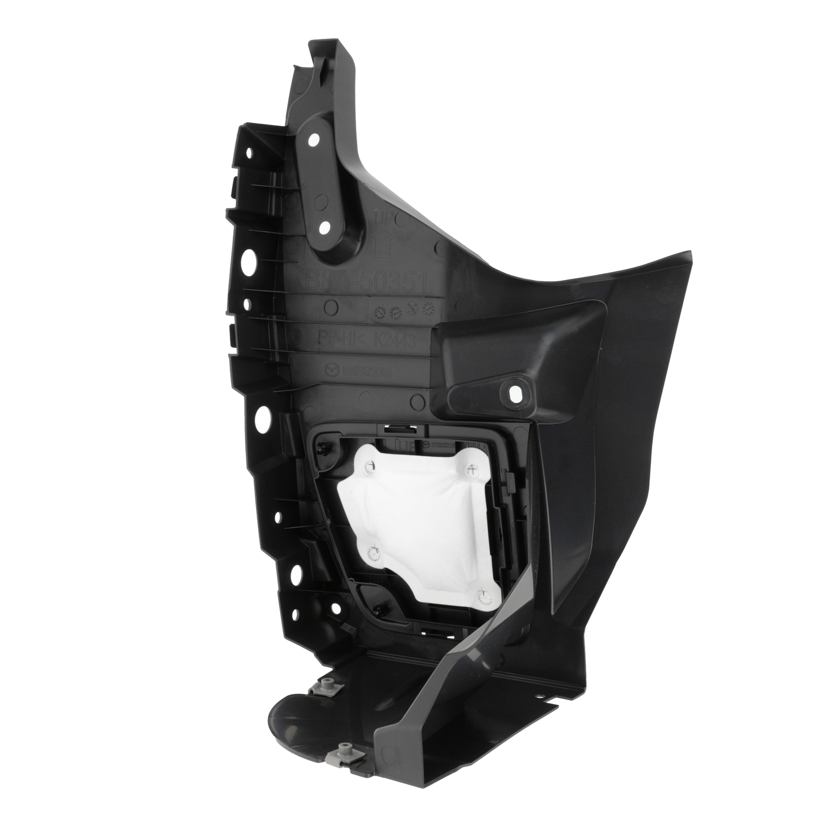Protector de salpicaduras del parachoques izquierdo para Mazda CX-5 2017-2021 (P/N KB8A-50-350)