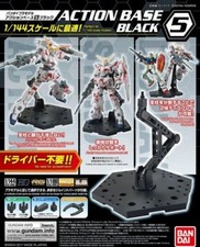 Bandai Action Base 5 Black For 1/144 1/100 HG RG MG Gundam Model Display Stand