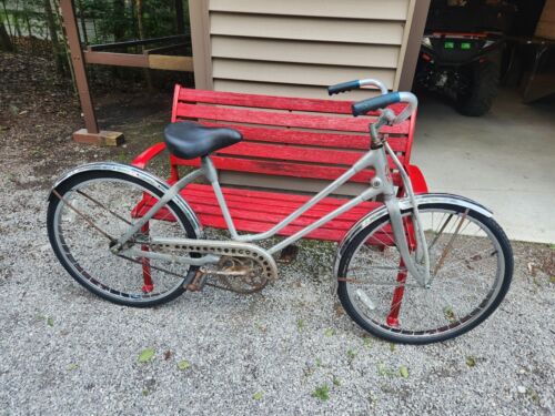 Vintage, 1938 Monark "Silver King" Womens Bicycle, Aluminum Frame