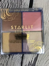Starlit Studio Glow Getter Face Quad, Blush, Contour, Highlighter, Shimmer ,NEW