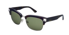 Valentino Women's Studded Clubmaster Style Sunglasses in Havana V118S 215 53mm