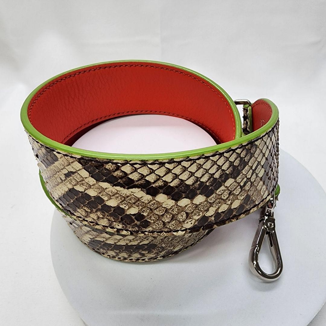 Fendi Shoulder Strap Snake Pattern Python - image 8