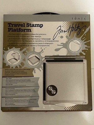 NEW Tim Holtz Tonic Studios Travel Stamp Platform NIB 2 Magnets RARE